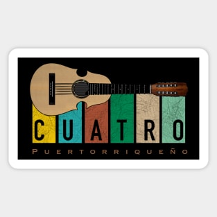 Puerto Rican Cuatro Puertorriqueño Sticker
